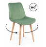 Деревянный стул Седа 360 фисташковый (zd 651) / светлое дерево