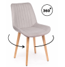 Деревянный стул Седа 360 латте (zd 290) / светлое дерево