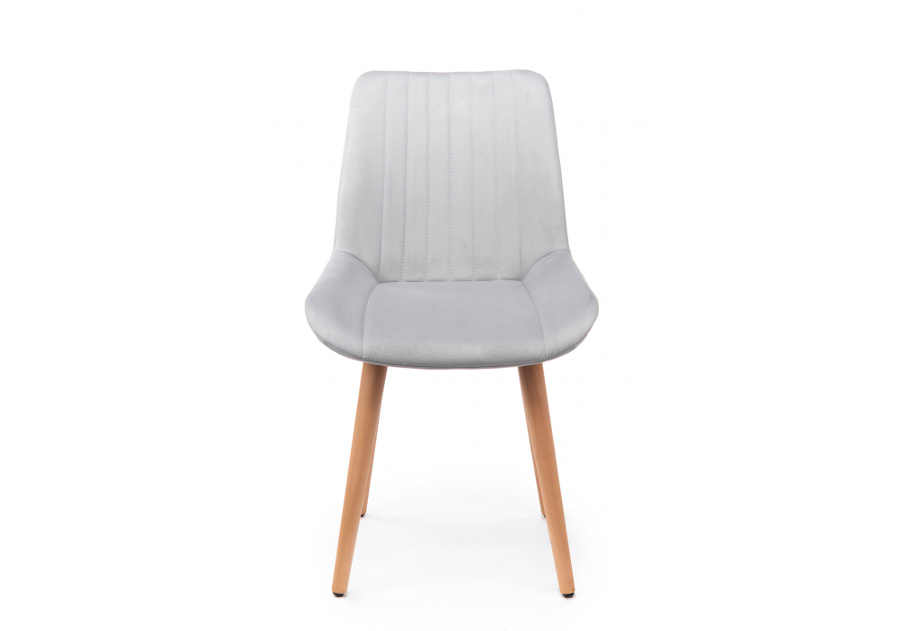 Деревянный стул Седа 360 светло-серый (zd 960) / светлое дерево