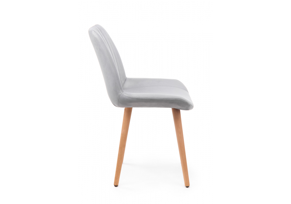 Деревянный стул Седа 360 светло-серый (zd 960) / светлое дерево