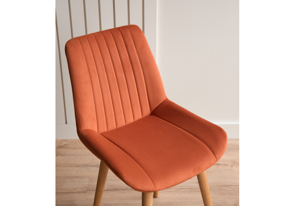 Деревянный стул Седа 360 терракотовый (zd 432) / светлое дерево