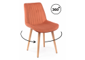 Деревянный стул Седа 360 терракотовый (zd 432) / светлое дерево