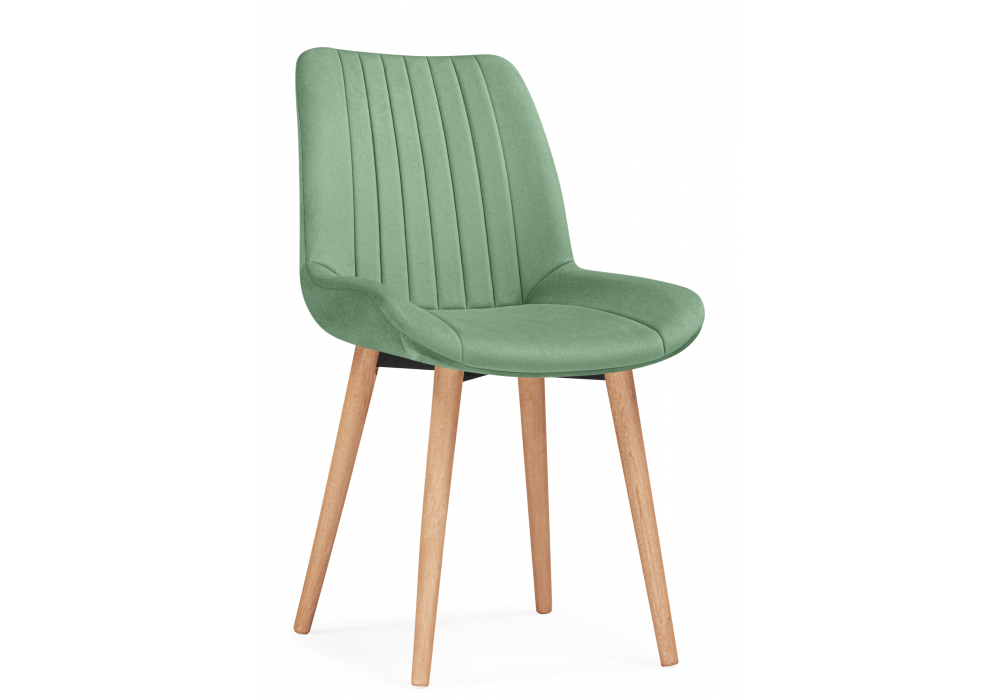 Деревянный стул Седа фисташковый (zd 651) / светлое дерево