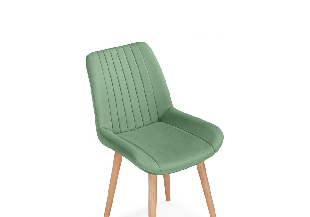 Деревянный стул Седа фисташковый (zd 651) / светлое дерево