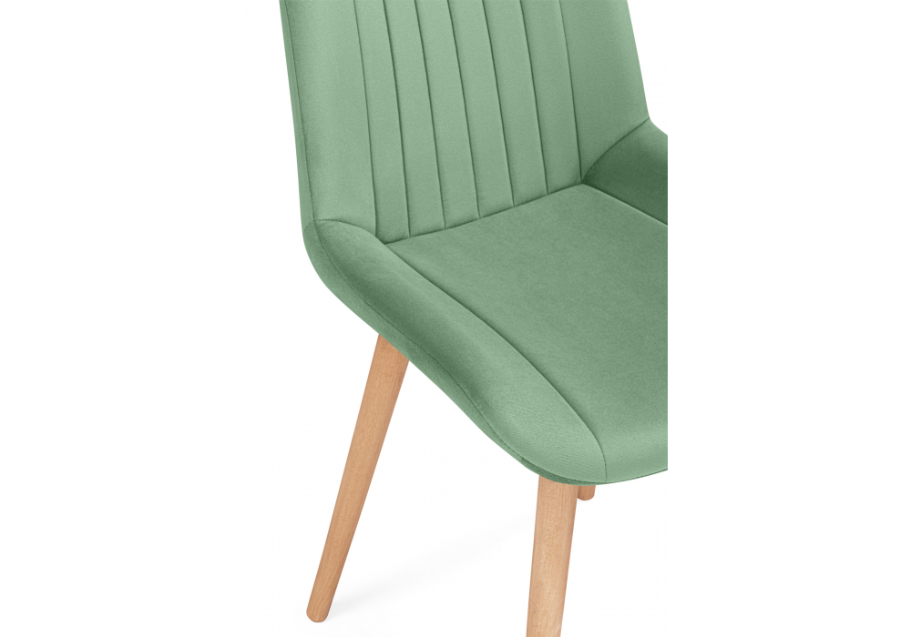 Деревянный стул Седа фисташковый (zd 651) / светлое дерево