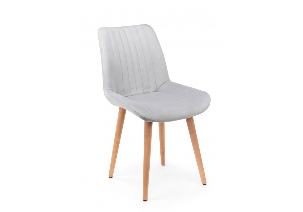 Деревянный стул Седа светло-серый (zd 960) / светлое дерево