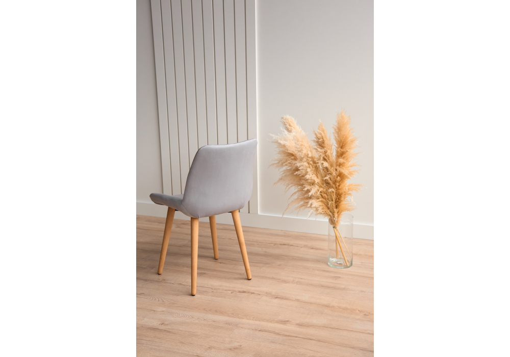 Деревянный стул Седа светло-серый (zd 960) / светлое дерево