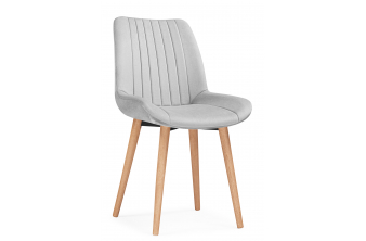 Деревянный стул Седа светло-серый (zd 960) / светлое дерево