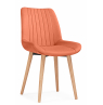 Деревянный стул Седа терракотовый (zd 432) / светлое дерево