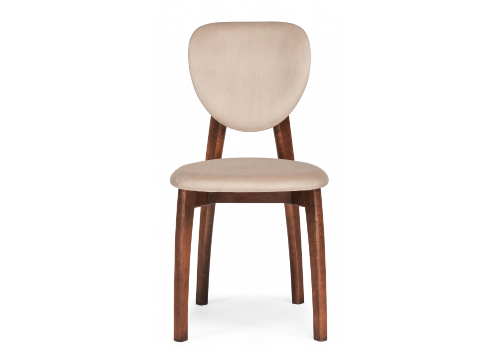 Деревянный стул Вакимо ткань tenerife beige / миланский орех