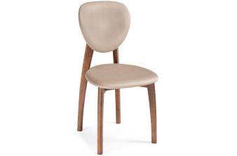 Деревянный стул Вакимо ткань tenerife beige / миланский орех