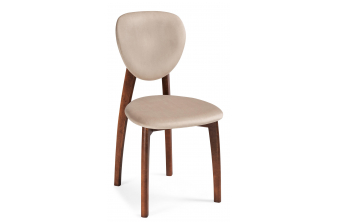 Деревянный стул Вакимо ткань tenerife beige / миланский орех