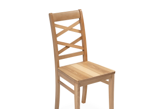 Деревянный стул Амбертин орех / агата полоса серая