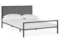 Двуспальная кровать Эгерт 160х200 черный / antracite