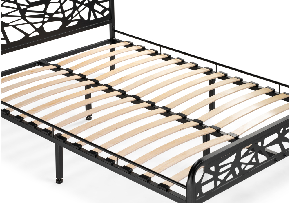Двуспальная кровать Кубо 160х200 черный
