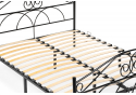 Двуспальная кровать Морика 160х200 черная