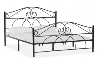 Двуспальная кровать Викси 160х200 черная