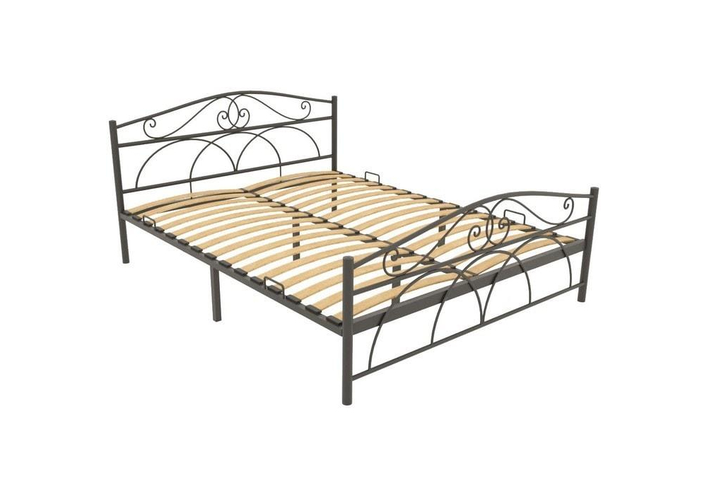 Двуспальная кровать Морика 180х200 черная
