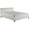 Двуспальная кровать Ника 160х200 с основанием дсп бежевый мат-05 / кашемир
