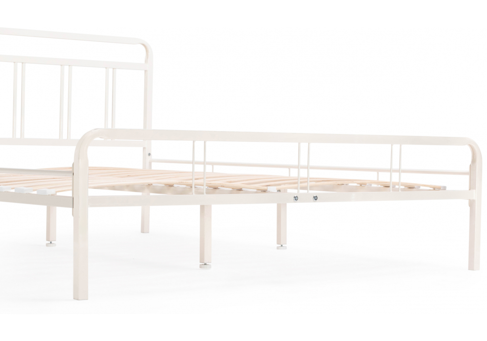 Двуспальная кровать Рейк 160х200 белая