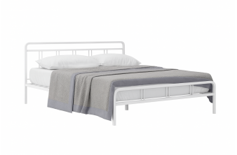 Двуспальная кровать Рейк 160х200 белая