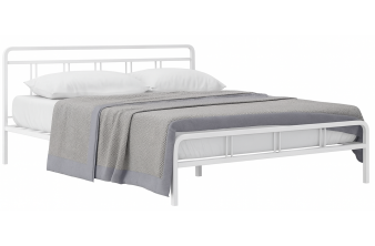 Двуспальная кровать Рейк 160х200 белая