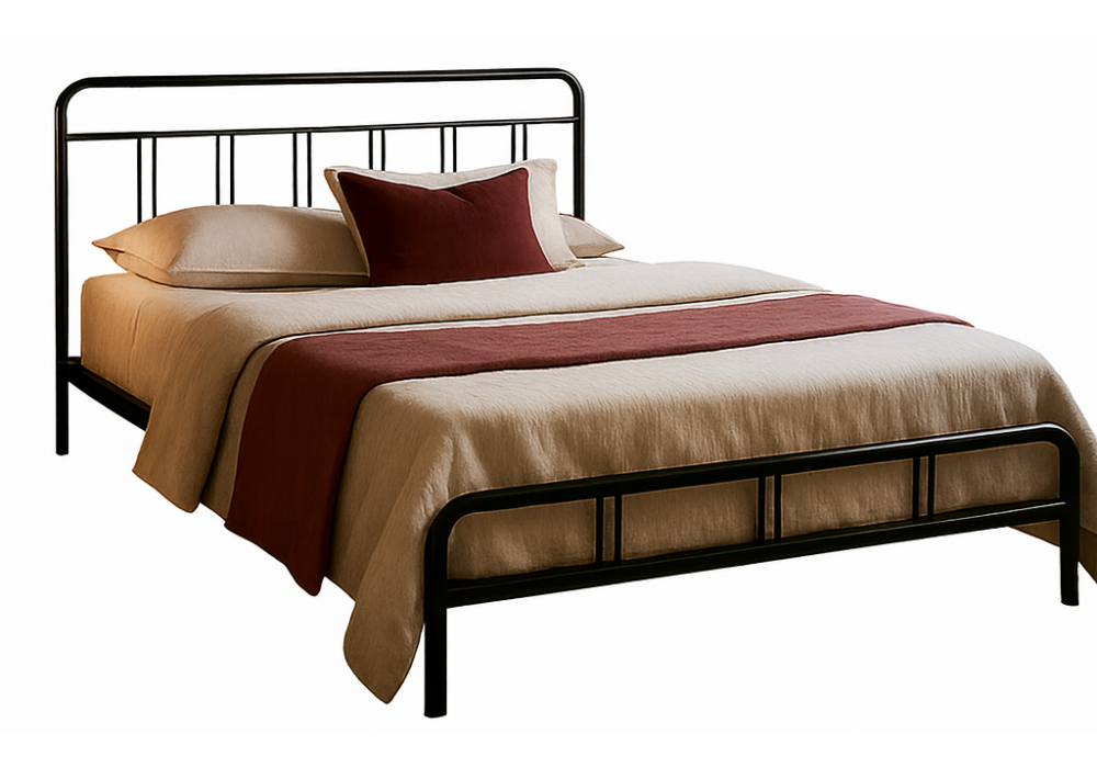 Двуспальная кровать Рейк 160х200 черная