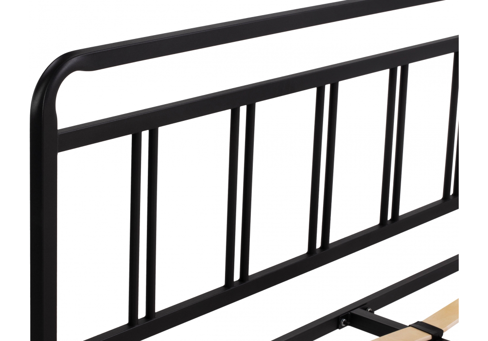 Двуспальная кровать Рейк 160х200 черная