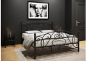 Двуспальная кровать Викси 180х200 черная
