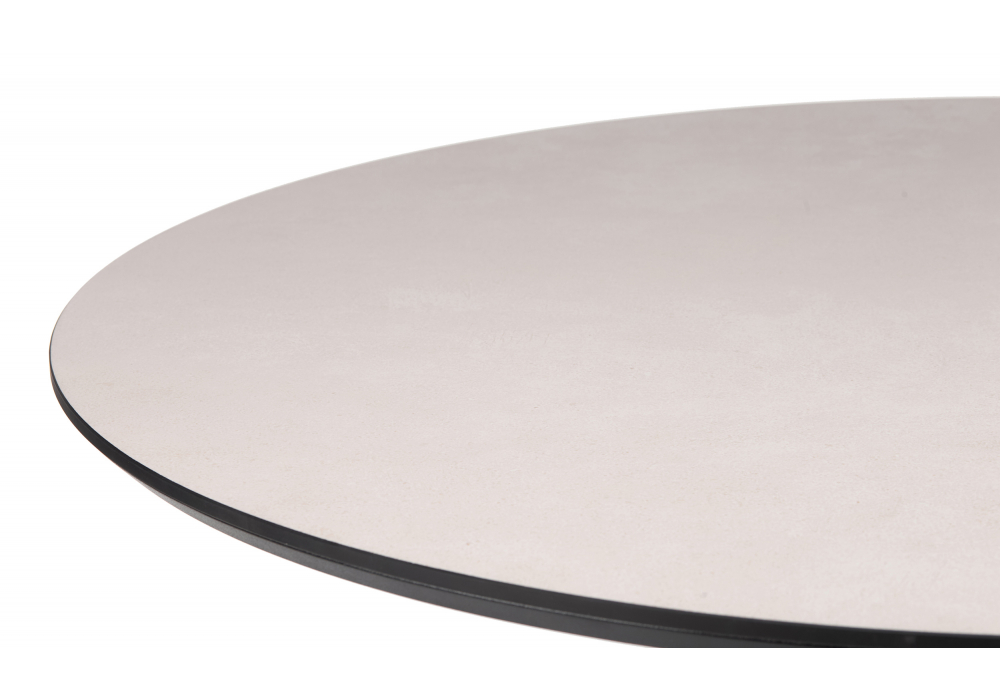 Керамический стол Барел 110 krater perla repose / черный