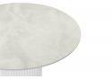 Керамический стол Барел 110 onyx bianco soft satin / белый