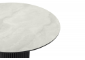 Керамический стол Барел 110 onyx bianco soft satin / черный