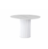 Керамический стол Барел 110 patagonoa bianco repose / белый