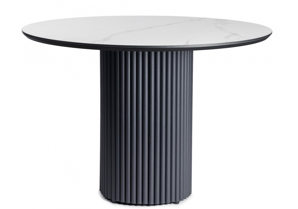 Керамический стол Барел 110 patagonoa bianco repose / черный