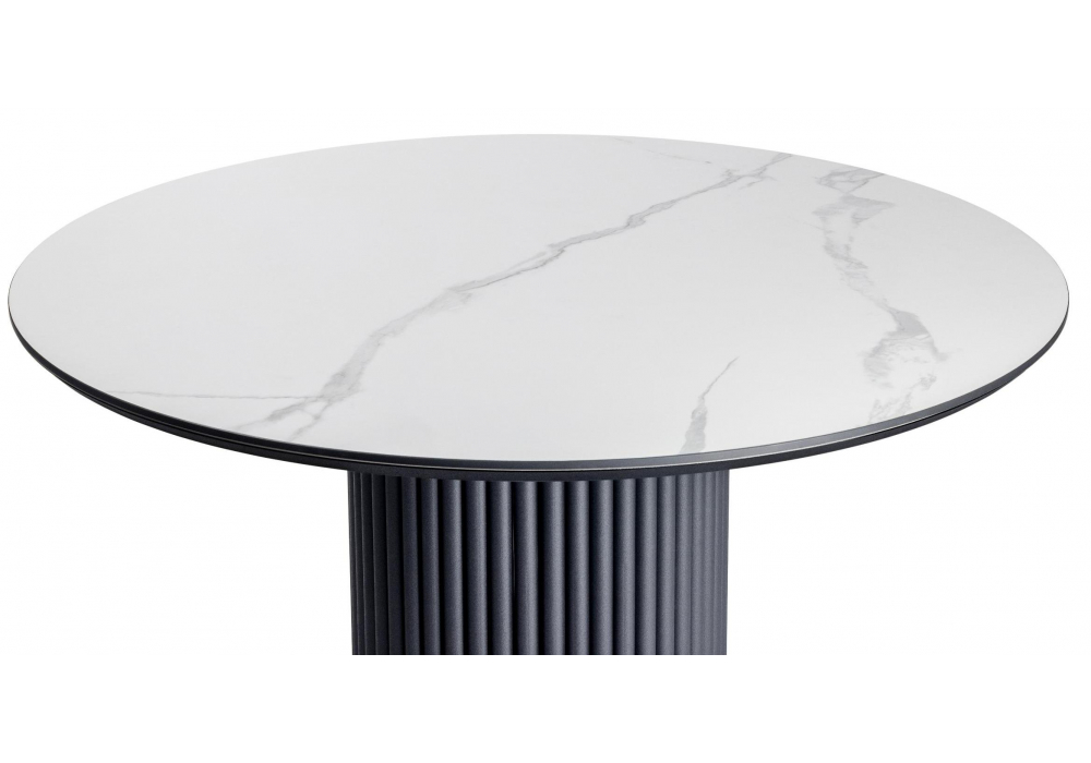 Керамический стол Барел 110 patagonoa bianco repose / черный