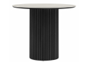 Керамический стол Барел 89 carmen light grey / черный