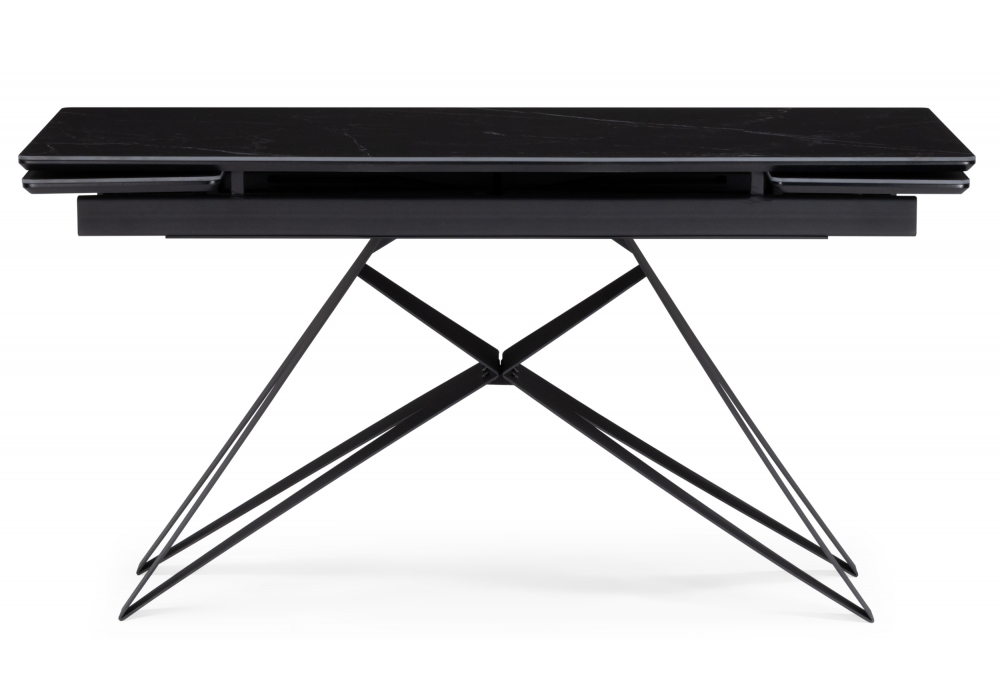 Керамический стол Блэкберн 140(200)х80 shakespeare black / черный