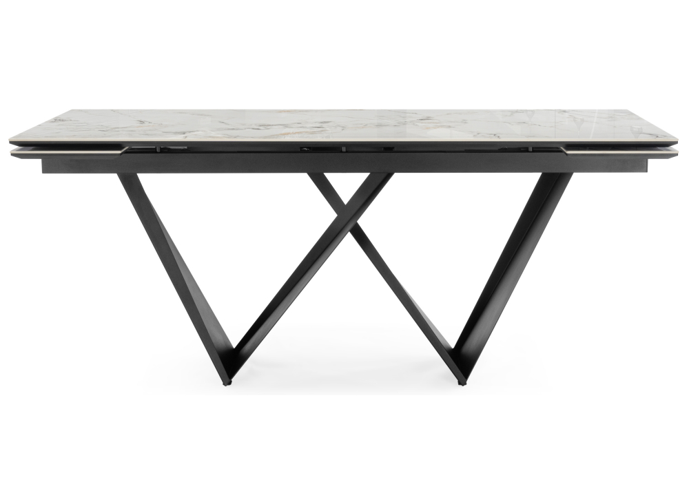 Керамический стол Бор 180(240)x90 cold jade / черный