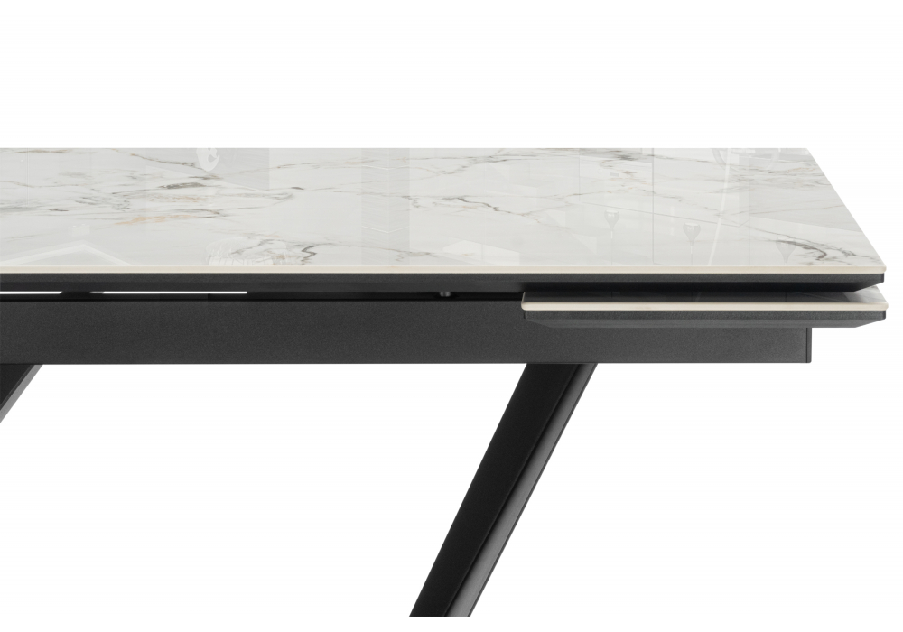 Керамический стол Бор 180(240)x90 cold jade / черный