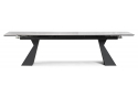 Керамический стол Денхольм 240(290)х100х75 rystal onyx bianco / черный