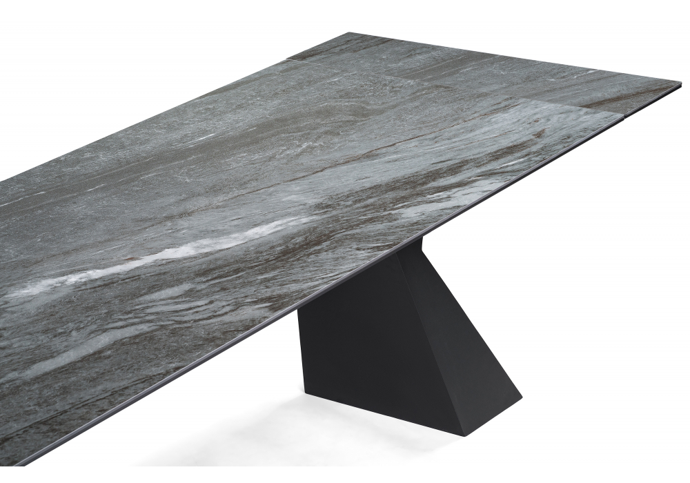 Керамический стол Денхольм 240(300)х100х75 mosco nero matt / черный