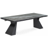 Керамический стол Денхольм 240(300)х100х75 mosco nero matt / черный
