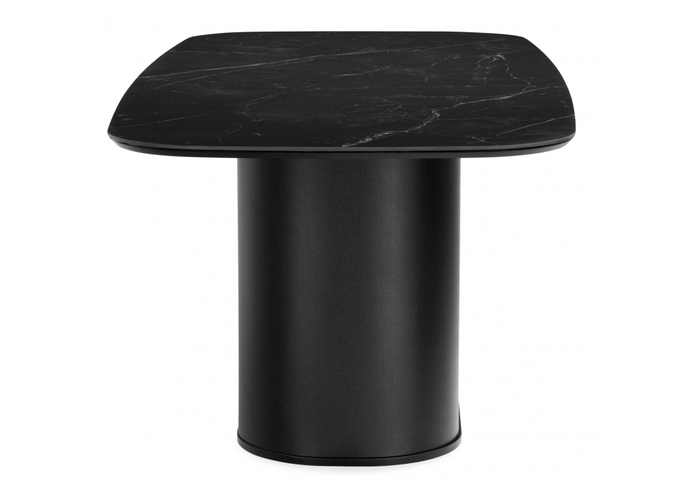 Керамический стол Эллипсо 200х90 shakespeare black / черный