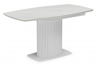 Керамический стол Фестер 140(180)х80 snow white / белый