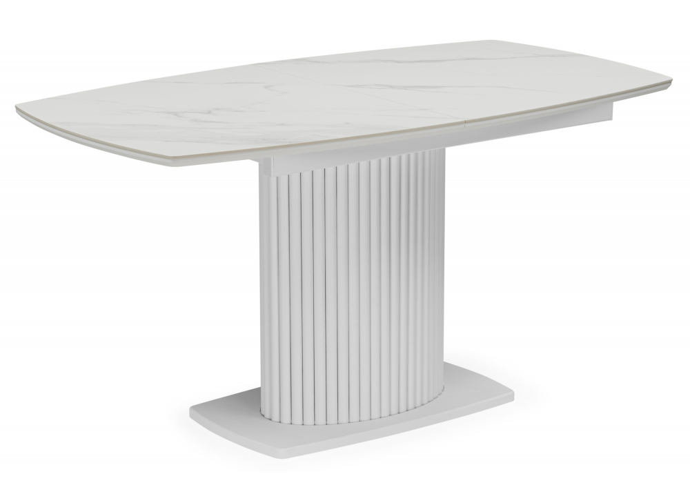 Керамический стол Фестер 160(200)х90 snow white / белый