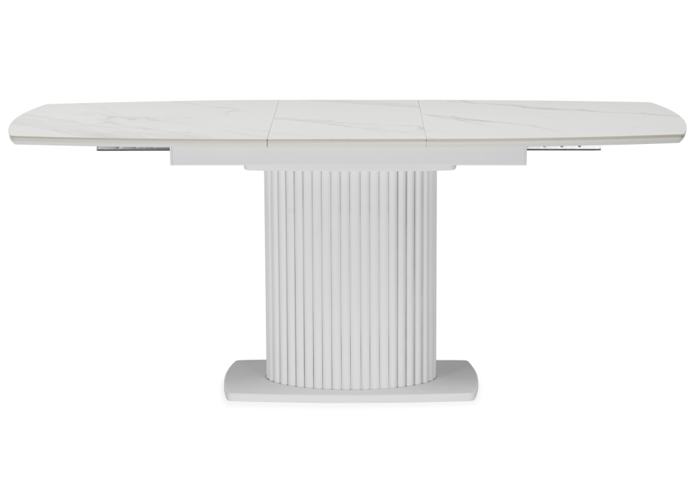 Керамический стол Фестер 160(200)х90 snow white / белый