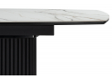Керамический стол Фестер 160(205)х90 gilt white / черный