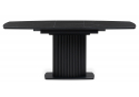 Керамический стол Фестер 160(205)х90х76 черный мрамор / черный