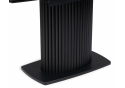 Керамический стол Фестер 160(205)х90х76 черный мрамор / черный