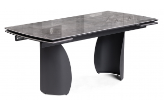 Керамический стол Готланд 180(240)х90х79 baolai / черный